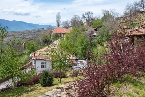 Panorama Del Pueblo Dolene Montaña Ograzhden Región Blagoevgrad Bulgaria —  Fotos de Stock