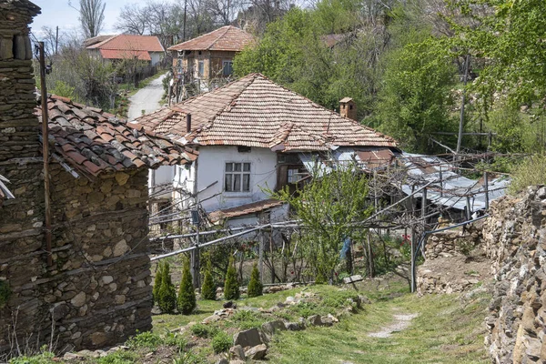 Πανόραμα Του Χωριού Dolene Στο Βουνό Ograzhden Περιοχή Blagoevgrad Βουλγαρία — Φωτογραφία Αρχείου