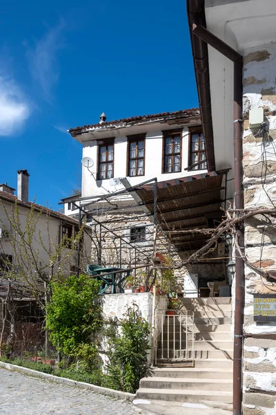Melnik Bulgaria Απριλιου 2023 Τυπικοί Δρόμοι Και Παλιά Σπίτια Στην — Φωτογραφία Αρχείου