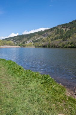 Pancharevo Gölü Bahar Manzarası, Sofya Şehir Bölgesi, Bulgaristan