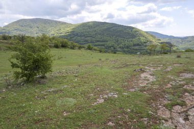 Bulgaristan 'ın Balkan Dağları' nın Bov köyü yakınlarındaki İskar boğazının inanılmaz manzarası