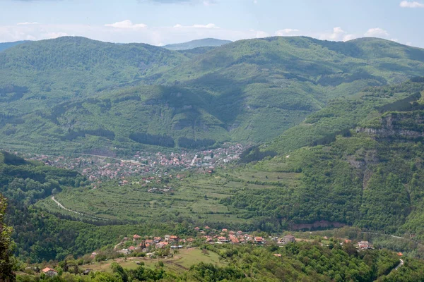 Úžasný Výhled Soutěsku Iskar Vesnice Bov Balkánské Hory Bulharsko — Stock fotografie