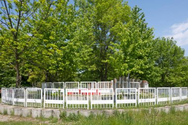 Bulgaristan 'ın Sofya kentindeki South Park' ın şaşırtıcı bahar manzarası