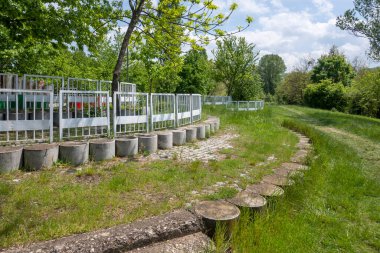 Bulgaristan 'ın Sofya kentindeki South Park' ın şaşırtıcı bahar manzarası