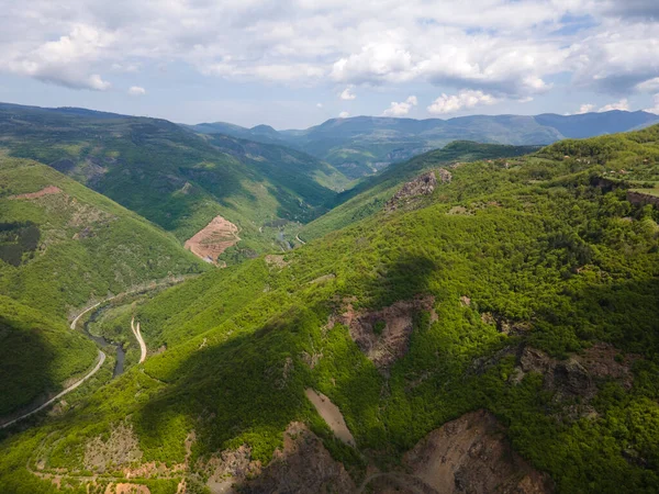 Stock image Amazing Aerial view of iskar gorge near village of Bov, Balkan Mountains, Bulgaria