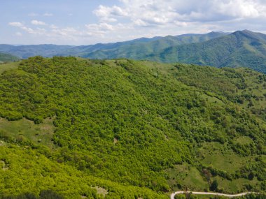 Ochindol, Vratsa bölgesi, Balkan Dağları, Bulgaristan yakınlarındaki Iskar Nehri Boğazı 'nın hava manzarası