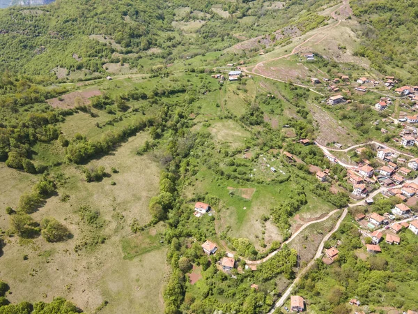 Aerial View Iskar River Gorge Village Ochindol Vratsa Region Balkan — Stockfoto