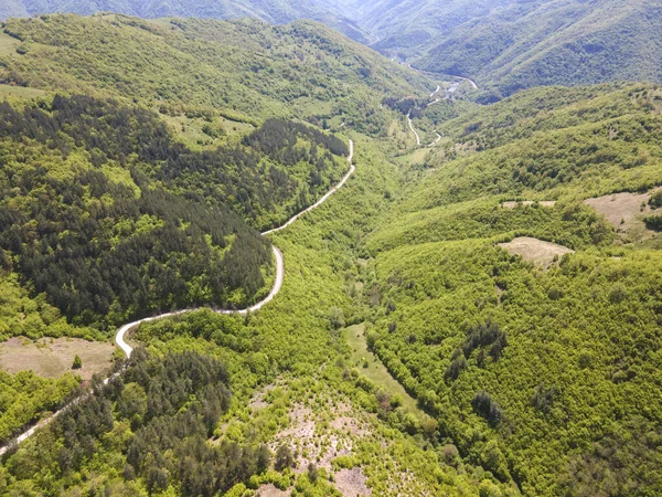 Vue Aérienne Gorge Rivière Iskar Près Village Ochindol Région Vratsa — Photo