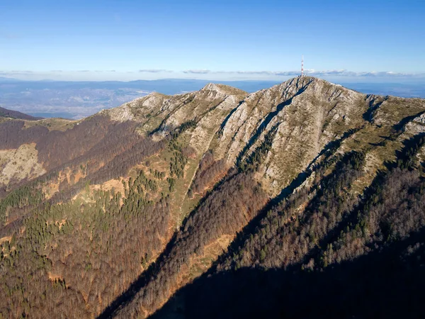 Fantastisk Antenn Utsikt Över Pirin Mountain Nära Orelyak Topp Bulgarien — Stockfoto