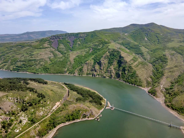 Flygfoto Över Studen Kladenets Reservoar Kardzhali Regionen Bulgarien — Stockfoto