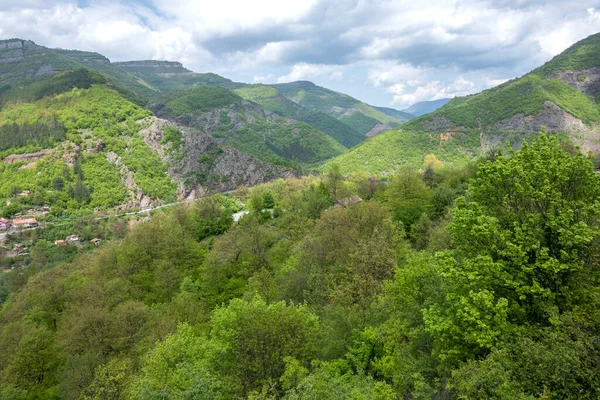Vista Incrível Desfiladeiro Iskar Perto Aldeia Bov Montanhas Balcânicas Bulgária — Fotografia de Stock