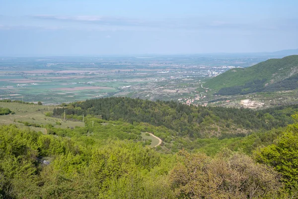 Voorjaar Uitzicht Rhodopes Mountain Buurt Van Stad Kuklen Plovdiv Regio — Stockfoto