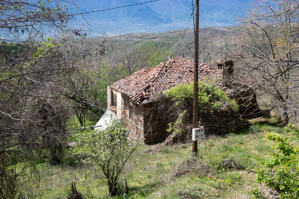保加利亚Blagoevgrad地区Ograzhden山Dolene村全景 — 图库照片