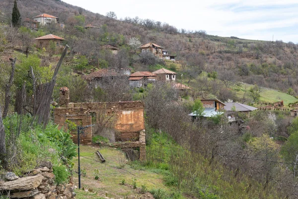 Panorama Village Dolene Ograzhden Mountain Blagoevgrad Region Bulgarien — Stockfoto