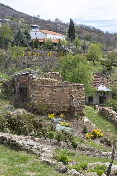 Panorama Vila Dolene Montanha Ograzhden Região Blagoevgrad Bulgária — Fotografia de Stock