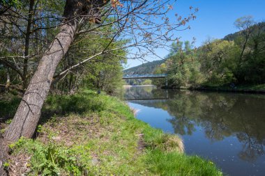 Pancharevo Gölü Bahar Manzarası, Sofya Şehir Bölgesi, Bulgaristan