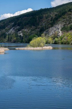 Pancharevo Gölü Bahar Manzarası, Sofya Şehir Bölgesi, Bulgaristan