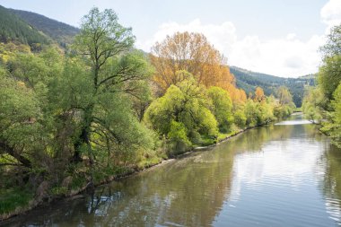 Pancharevo Gölü Bahar Manzarası, Sofya Şehir Bölgesi, Bulgaristan