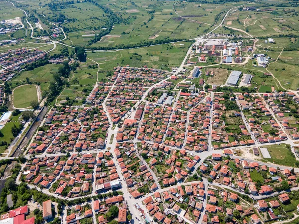 Aerial View Historical Town Strelcha Pazardzhik Region Bulgaria — Stock Photo, Image