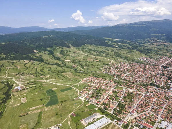 Vista Aérea Ciudad Histórica Strelcha Región Pazardzhik Bulgaria — Foto de Stock