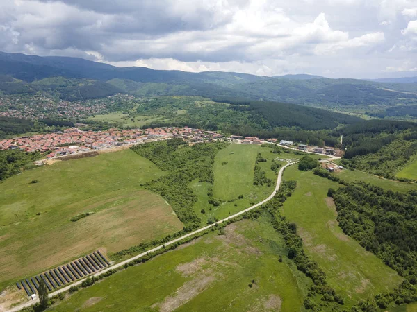 Incredibile Vista Aerea Della Montagna Vitosha Vicino Villaggio Rudartsi Regione — Foto Stock