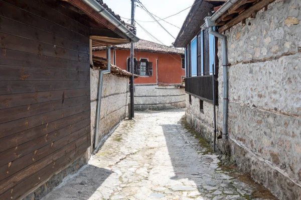 Jalan Khas Dan Rumah Rumah Tua Kota Bersejarah Koprivshtitsa Sofia — Stok Foto