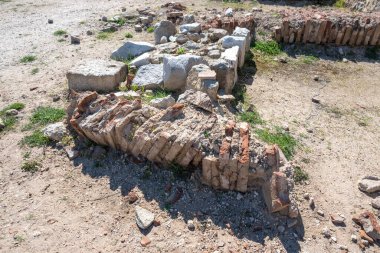 Bulgaristan 'ın Blagoevgrad Bölgesi' nin Petrich kenti yakınlarındaki Heraclea Sintica antik Makedonya kalıntıları