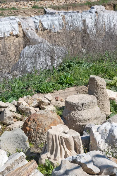 Ruiner Antika Makedonien Polis Heraclea Sintica Ligger Nära Staden Petrich — Stockfoto