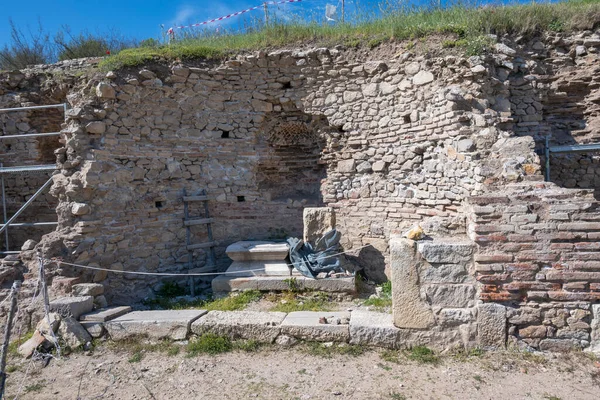 Ruínas Antiga Macedônia Heraclea Sintica Localizada Perto Cidade Petrich Região — Fotografia de Stock