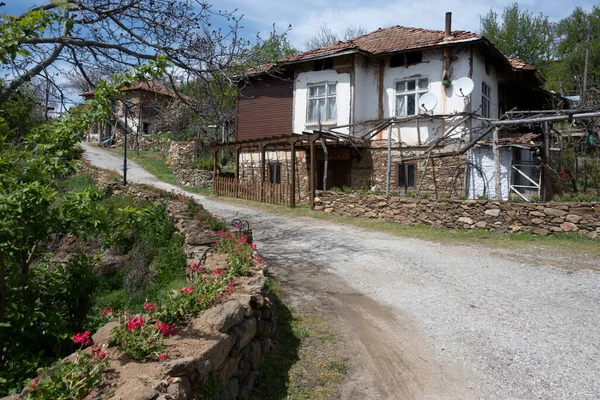 Panorama Village Dolene Ograzhden Mountain Blagoevgrad Region Болгарія — стокове фото