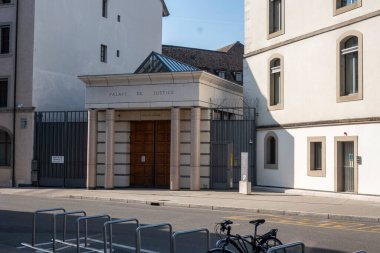GENEVA, SWitzERLAND - 18 Haziran 2023: İsviçre 'nin Cenevre kentinin Panorama' sı