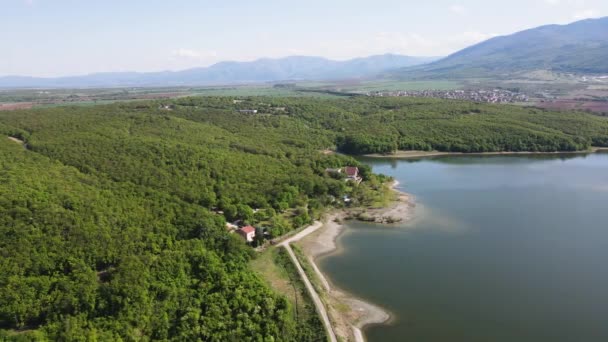 Bulgaristan Filibe Bölgesi Nin Asenovgrad Kenti Yakınlarındaki Kırk Springs Reservoir — Stok video