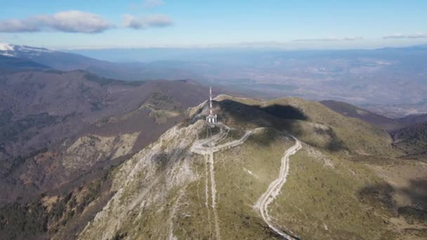 Csodálatos Légi Kilátás Pirin Mountain Közelében Orelyak Csúcs Bulgária — Stock videók
