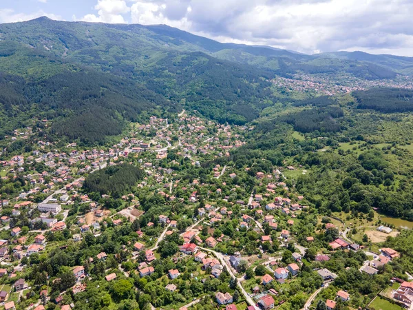 Úžasný Letecký Pohled Horu Vitosha Poblíž Vesnice Rudartsi Region Pernik — Stock fotografie
