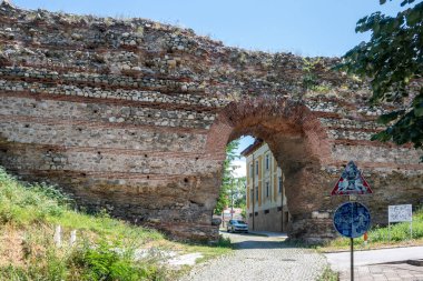 Ruins of Roman fortifications in ancient city of Diocletianopolis, town of Hisarya, Plovdiv Region, Bulgaria