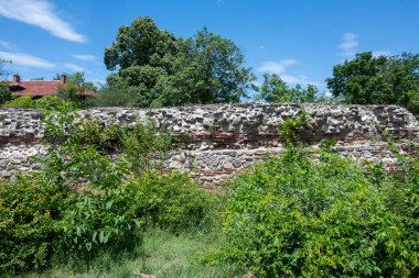 Ruins of Roman fortifications in ancient city of Diocletianopolis, town of Hisarya, Plovdiv Region, Bulgaria