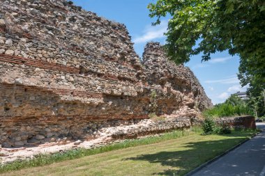 Ruins of Roman fortifications in ancient city of Diocletianopolis, town of Hisarya, Plovdiv Region, Bulgaria