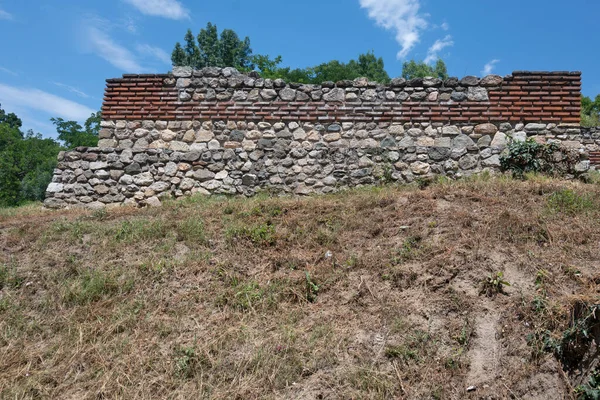 Ruins Roman Fortifications Ancient City Diocletianopolis Town Hisarya Plovdiv Region — Foto de Stock