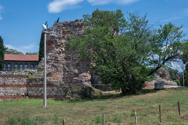 Ruiner Romerska Befästningar Antika Staden Diocletianopolis Staden Hisarya Plovdiv Region — Stockfoto
