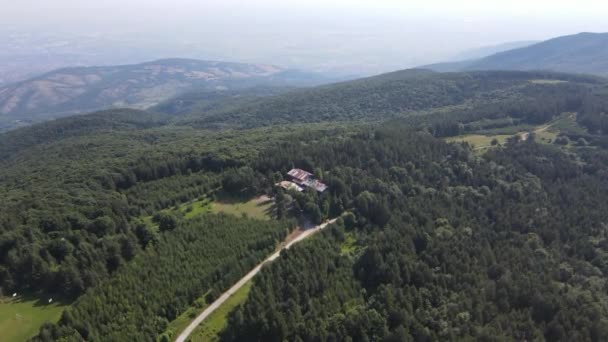 Aerial Summer View Koprivkite Area Rhodopes Mountain Plovdiv Region Bulgaria — Video