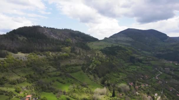 Incroyable Vue Aérienne Gorge Iskar Près Village Bov Montagnes Des — Video