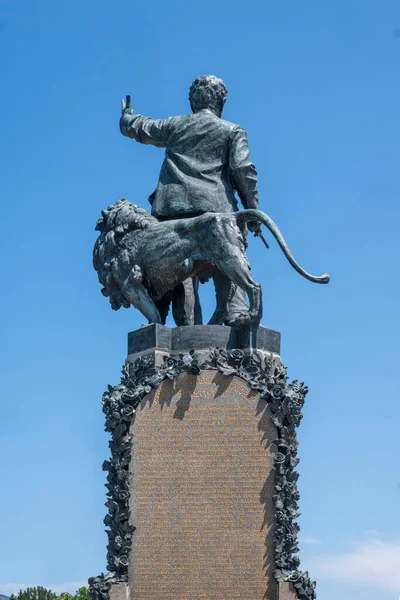 Karlovo Bulgarie Juillet 2023 Monument Héros National Révolutionnaire Bulgare Vasil — Photo