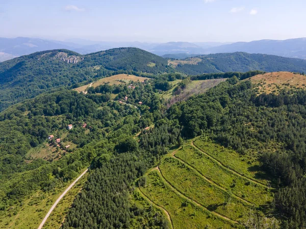 stock image Amazing Summer Landscape of Erul mountain near Kamenititsa peak, Pernik Region, Bulgaria