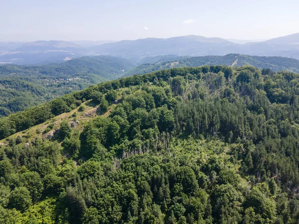 Paysage Estival Incroyable Montagne Erul Près Sommet Kamenititsa Région Pernik — Photo