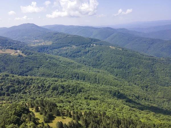Niesamowity Letni Krajobraz Góry Erul Pobliżu Szczytu Kamenititsa Obwód Pernicki — Zdjęcie stockowe