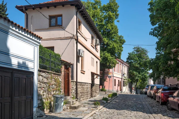 Lovdiv Bulgaria Травня 2023 Типові Вулиці Будинки Старому Місті Пловдів — стокове фото