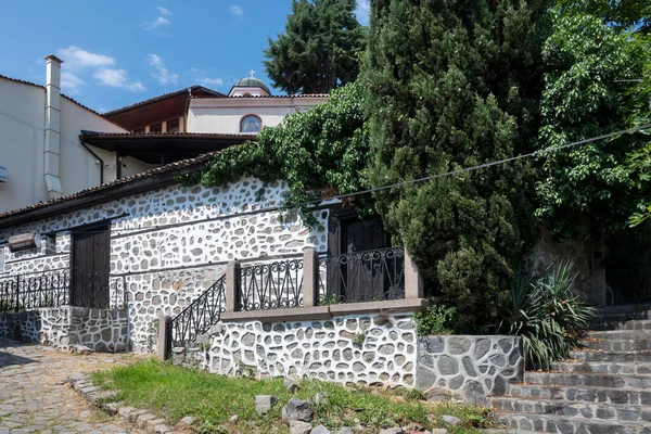 Plovdiv Bulgária Május 2023 Tipikus Utca Házak Plovdiv Óvárosában Bulgáriában — Stock Fotó