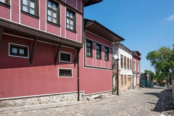 Plovdiv Bulgaria Мая 2023 Типичная Улица Дома Старом Городе Пловдива — стоковое фото
