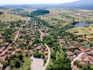 Zheravna köyünün 19 'uncu yüzyıl evleri, Sliven Bölgesi, Bulgaristan