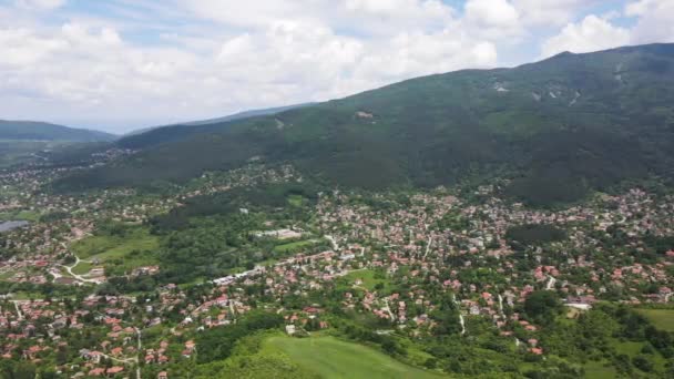Bulgaristan Pernik Bölgesindeki Rudartsi Köyü Yakınlarındaki Vitosha Dağı Nın Şaşırtıcı — Stok video